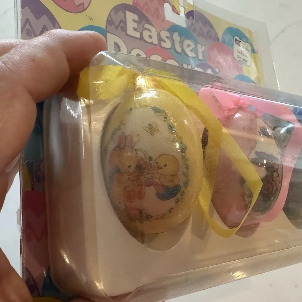 vintage kmart easter decoration egg ornaments